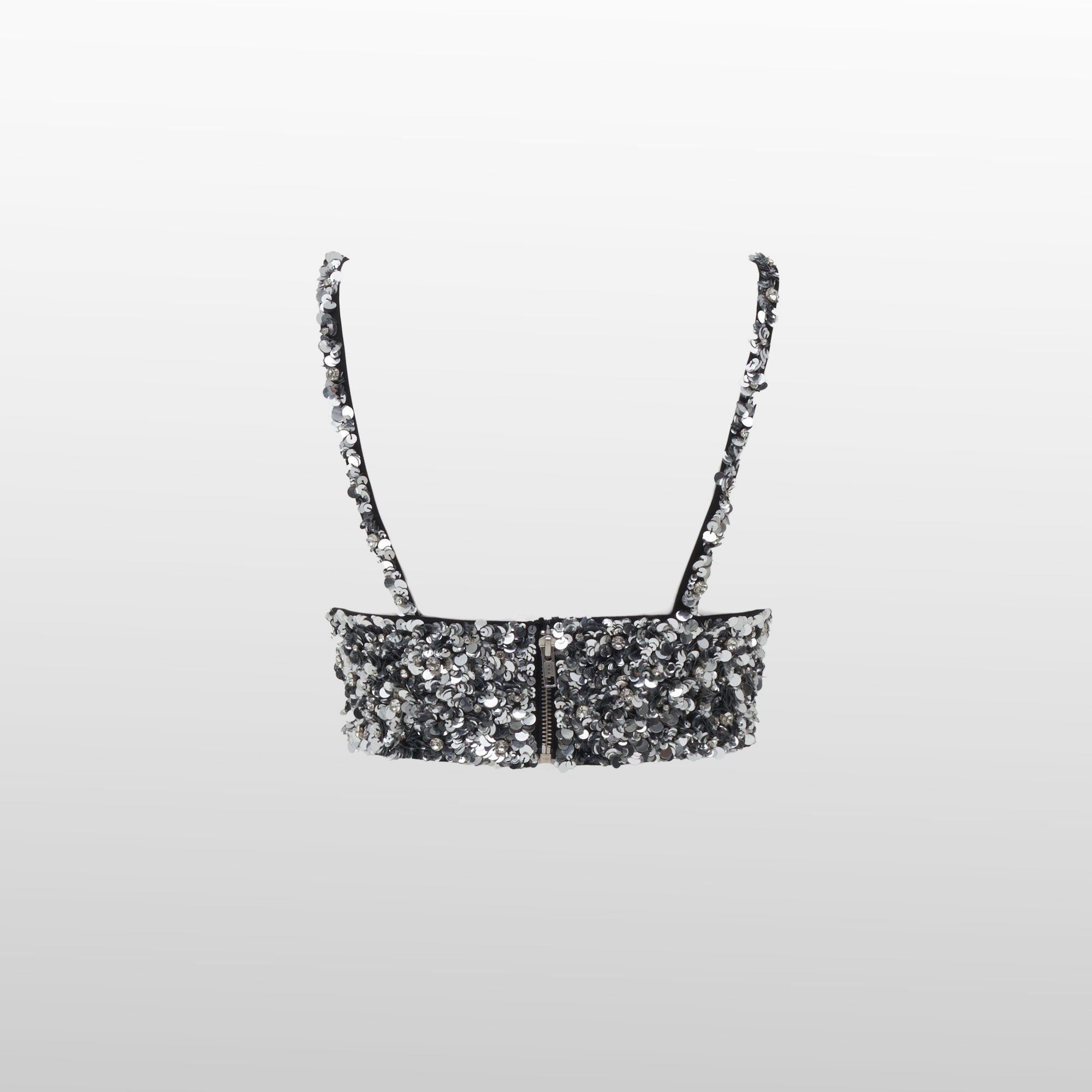 Tom - Silver Shimmer Bra