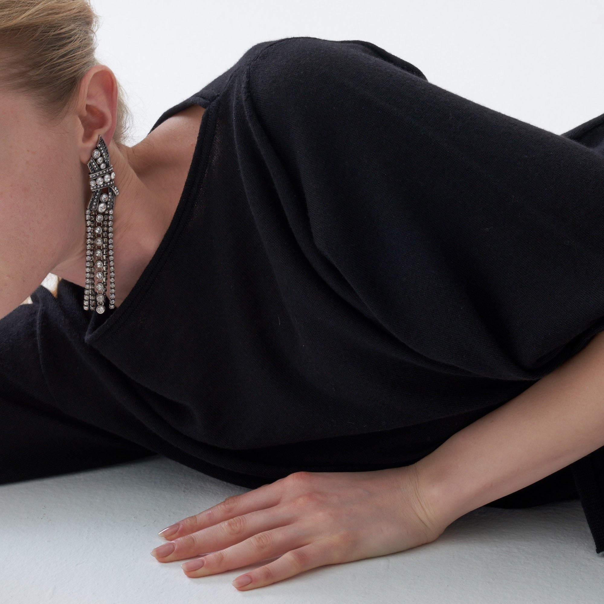 Noah - Vintage Crystals Earrings